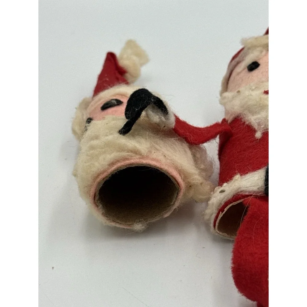 Vintage Toilet Paper Roll Santas Kitschy